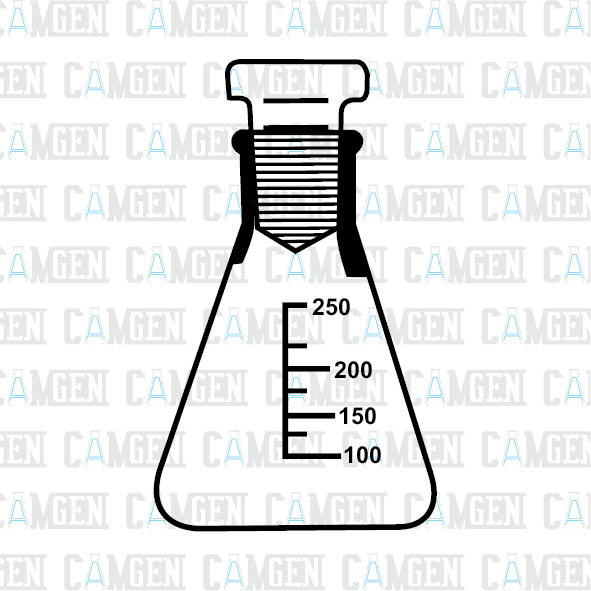 ERLEN DAR BOYUNLU NS ŞİLİFLİ CAM KAPAKLI BOROSİLİKAT 250ML